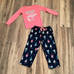 Carter’s Dance A Lot Sleep A Lot Fleece Pajama Set Size 5T